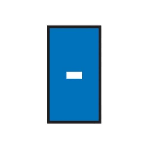 ケーブルマーカークリップ 青 1袋(10