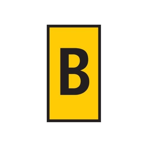 ケーブルマーカークリップ 黄 1袋(50