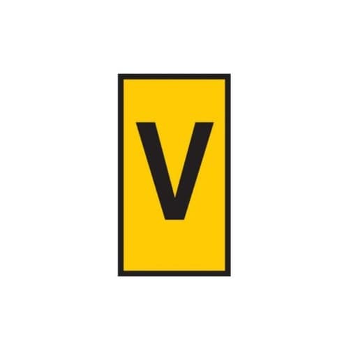 ケーブルマーカークリップ 黄 1袋(10