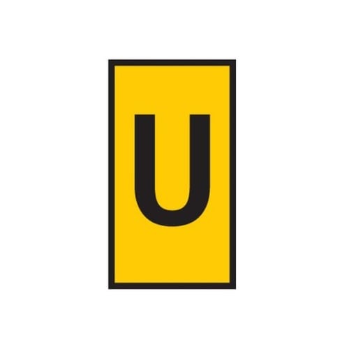 ケーブルマーカークリップ 黄 1袋(50