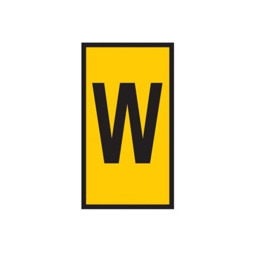 ケーブルマーカークリップ 黄 1袋(50