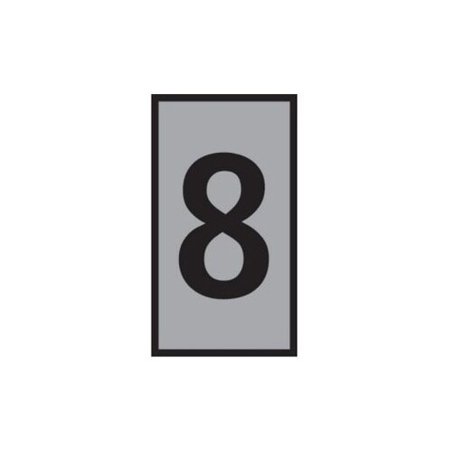 ケーブルマーカークリップ グレー 1袋(