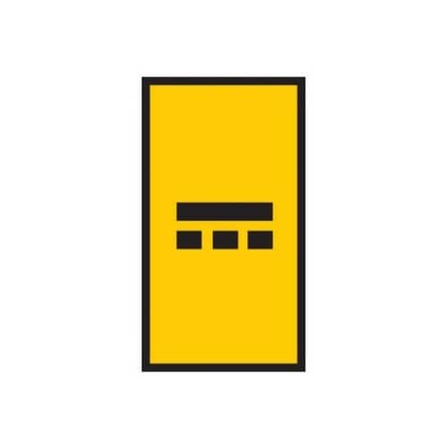 ケーブルマーカークリップ 黄 1袋(10