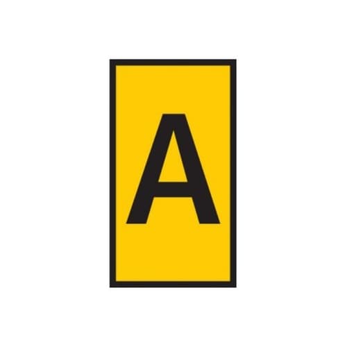 ケーブルマーカークリップ 黄 1袋(10