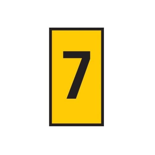 ケーブルマーカークリップ 黄 1袋(50