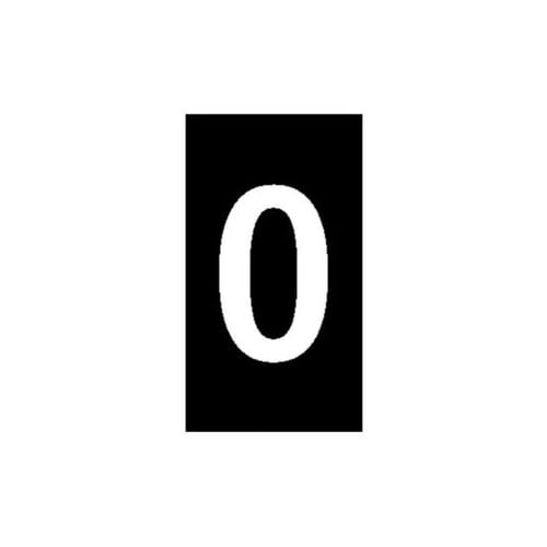 ケーブルマーカークリップ 黒 1袋(10