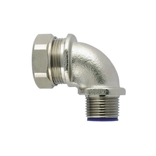 コンジットフィッテイング90゜エルボー銀