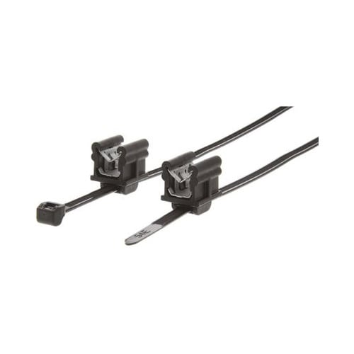 パネル固定用結束バンド 黒 ナイロン 6