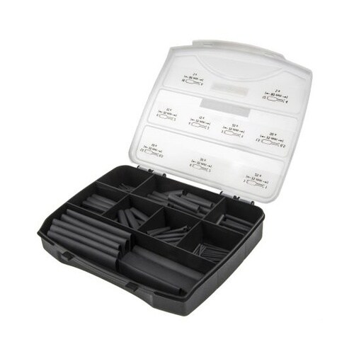 熱収縮チューブ 収縮前 1.5mm 黒