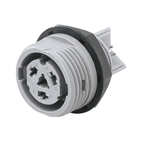 丸型コネクタ 3極 ケーブルマウント 1