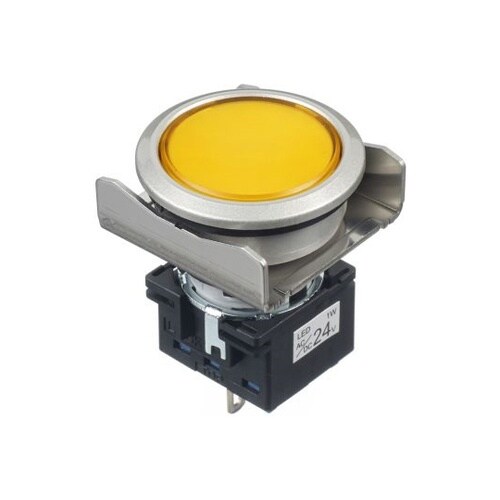 パイロットランプ 表示灯 黄 丸型 LB