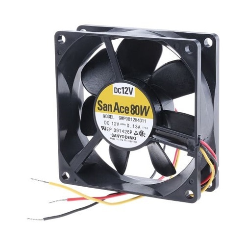 軸流ファン 電源電圧:12 V dc D