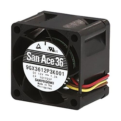 軸流ファン 電源電圧:12 V dc D