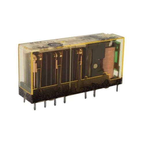 リレー 24V dc 5PDT プラグイ