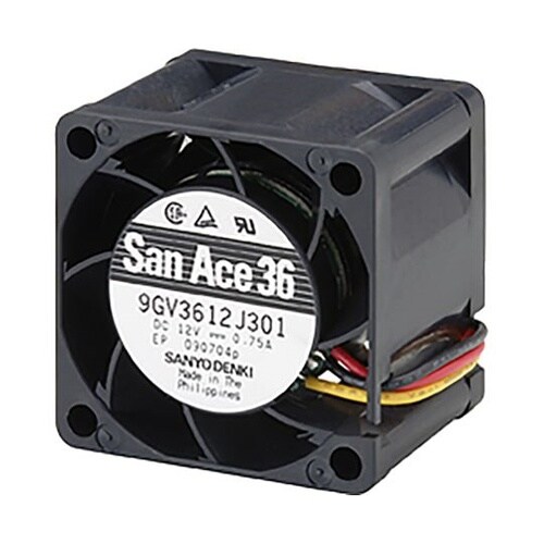 軸流ファン 電源電圧:12 V dc D