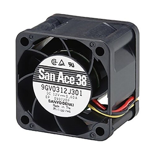 軸流ファン 電源電圧:12 V dc D
