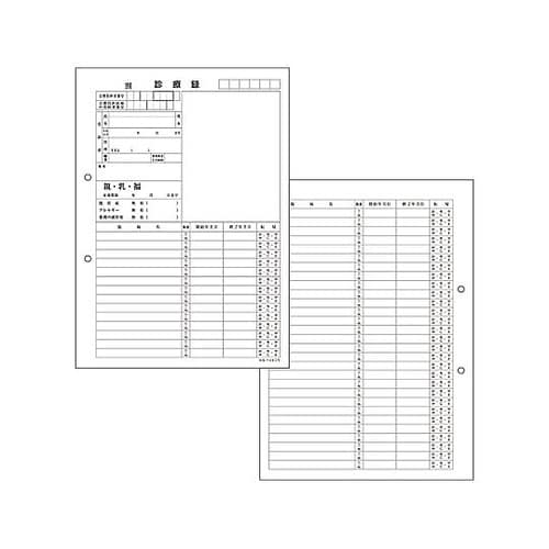 カルテ1号 A4 SK−401Y 穴あき