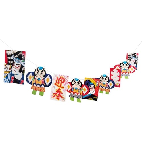 迎春凧ガーランド 180cm 28−17
