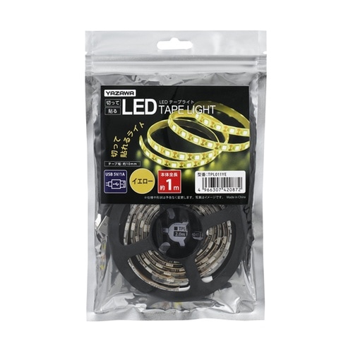 テープライト イエロー 1m TPL01