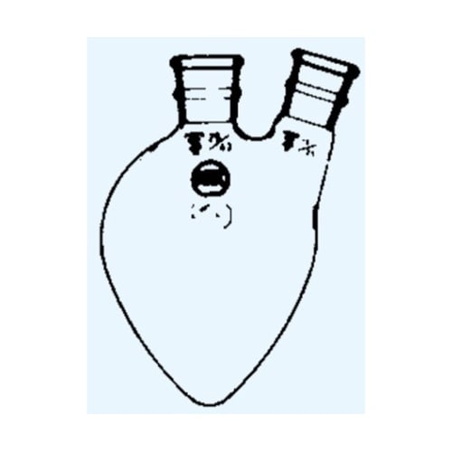 二頭ナシフラスコ 頭部15 側部10 5