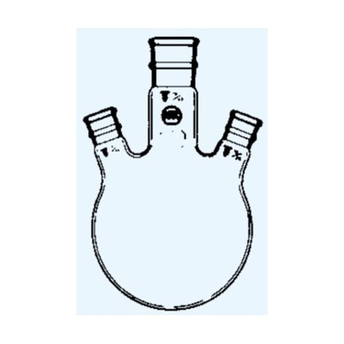 三頭フラスコ 頭部15 側部15 50m