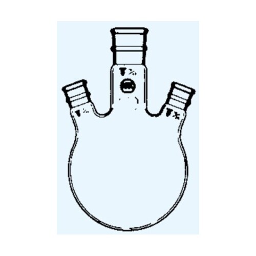 三頭フラスコ 頭部24 側部15 100