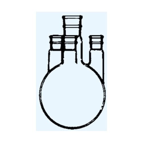 四頭フラスコ 頭部24 側部15 100