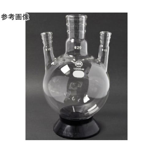 三頭フラスコ 側管角度 5° 白 200