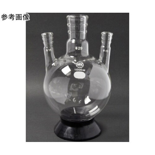 三頭フラスコ 側管角度 5° 白 10L