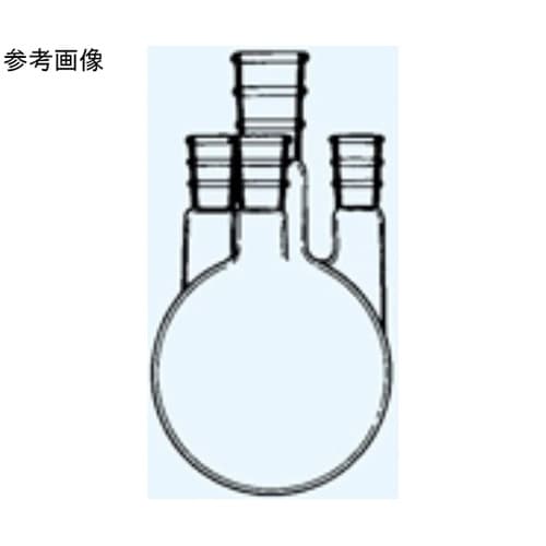 四頭フラスコ 側管角度 5° 白 300