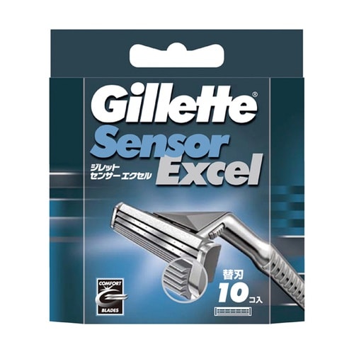 ジレット センサーエクセル専用替刃 10