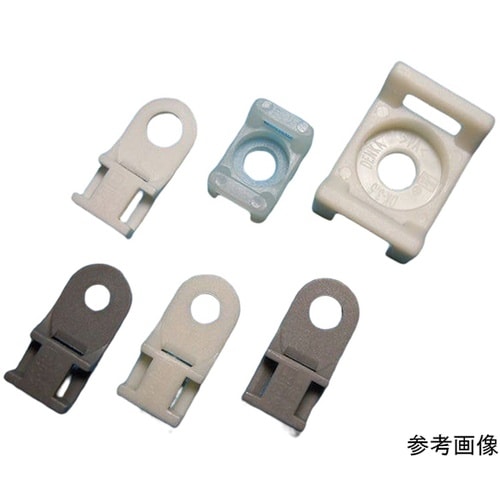 ネジ式結束バンド固定具 【DK】 薄灰色