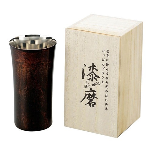 漆磨 シングルカップ S 黒漆流し SC