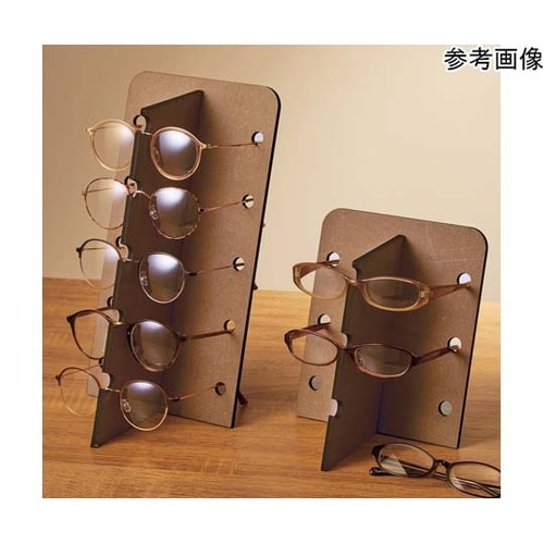木製組立式メガネディスプレイ 3本用 6