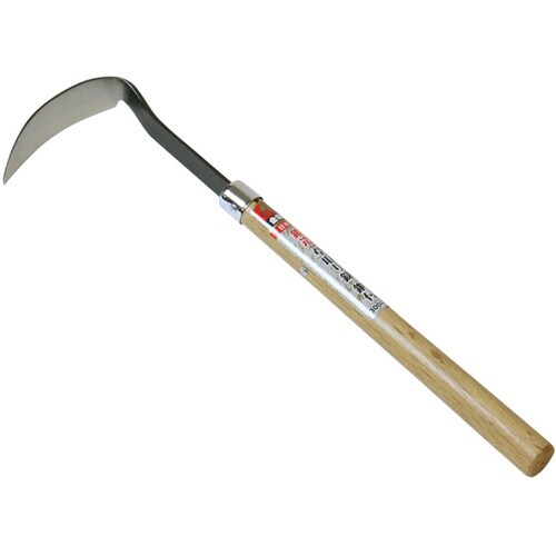 鍛造草取り鎌 300mm柄付 #1554