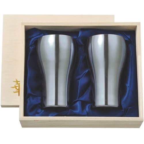 華 タンブラー 300ml 艶消し 桐箱