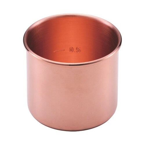 銅の米計量カップ 1合用