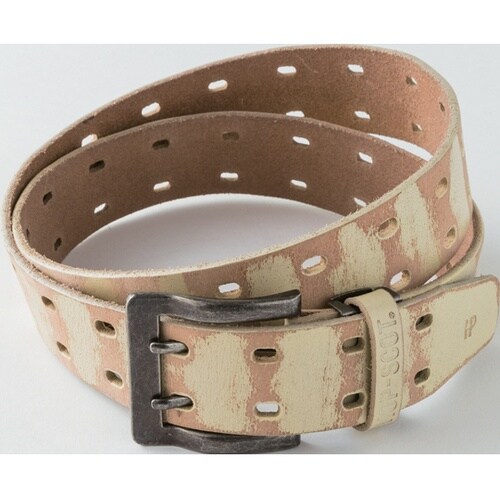 ダメージレザーベルト シロ110 #09