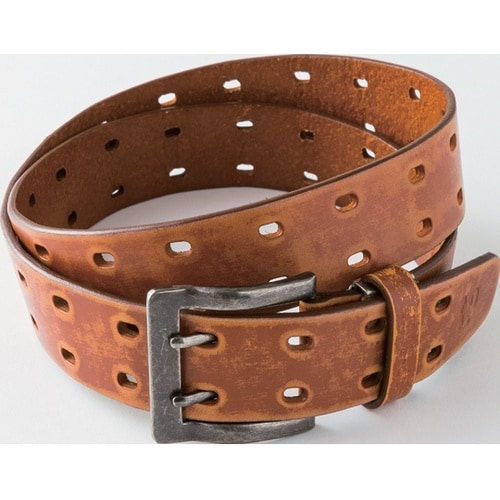 ダメージレザーベルト オレンジ #091