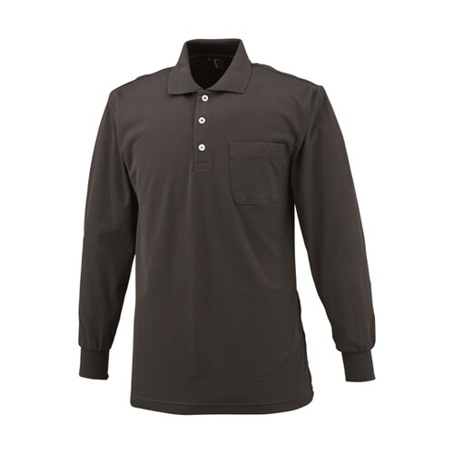 長袖ポロシャツ C灰 S #1330−3