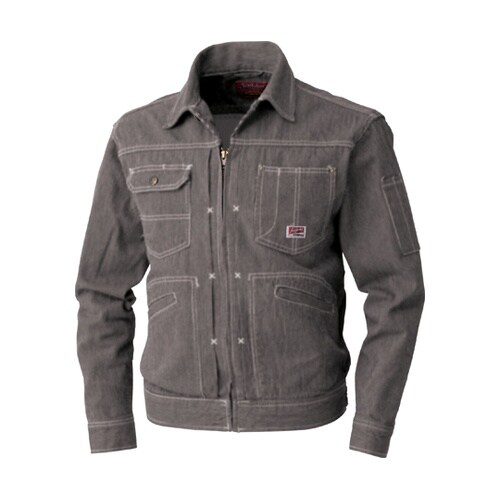 長袖ジャンバー クロ 6L #8117−