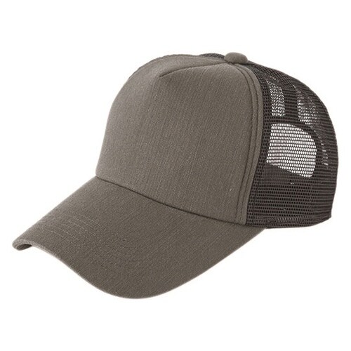 メッシュカジュアルキャップ カーキ F