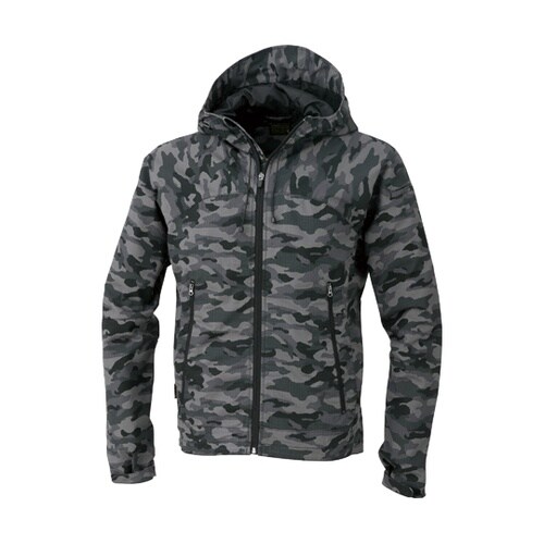 ジャケット 迷彩灰 XL #9477−4