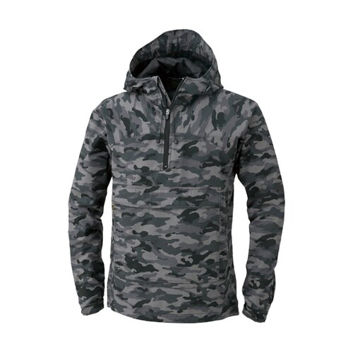 パーカー 迷彩灰 XL #9478−42