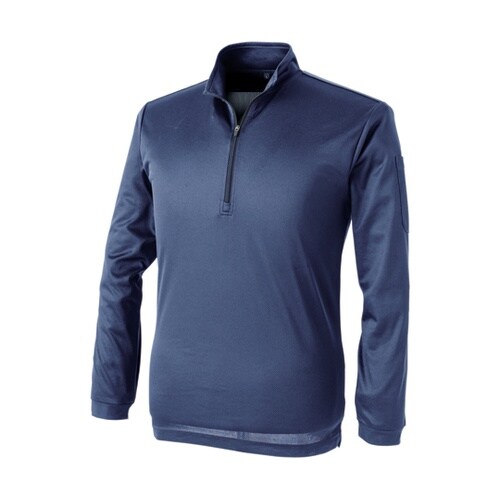 ZIP 長袖ポロシャツ コン S #11