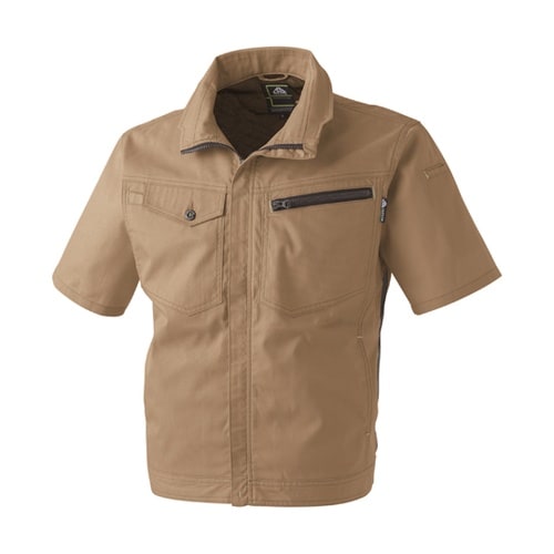 半袖メッシュブルゾン カーキ 6L #2