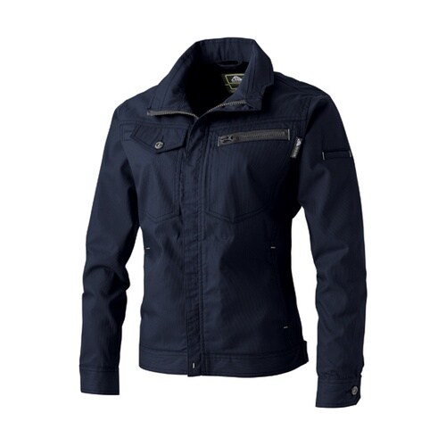 長袖ブルゾン 紺 黒 8L #2908−