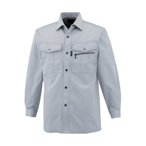 長袖シャツ 銀 8L #2401−26−