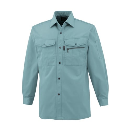 長袖シャツ グリーン LL #2401−