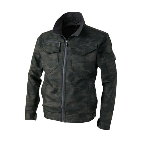 ドットブルゾン 迷彩カーキLL #948